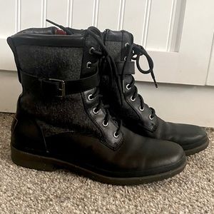 UGG Kesey waterproof leather & wool women’s boots sz:8